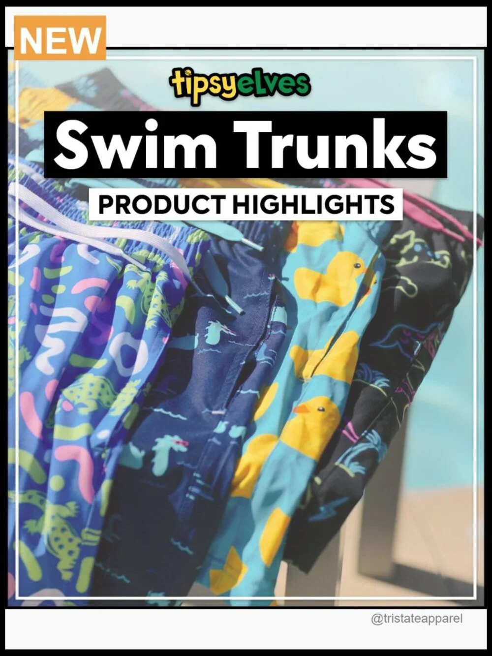 Men's Stretch Swim Trunks 7